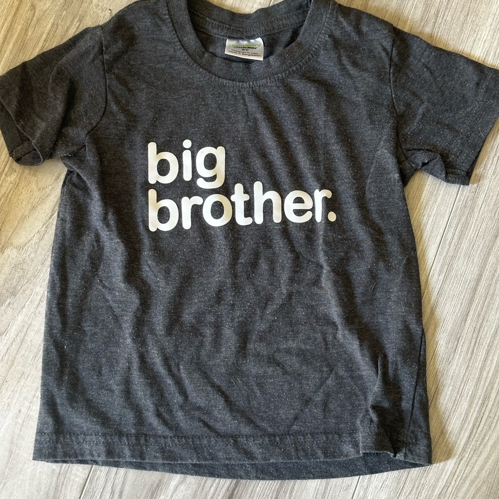 Big Brother Kids T-Shirt - Black size 2T